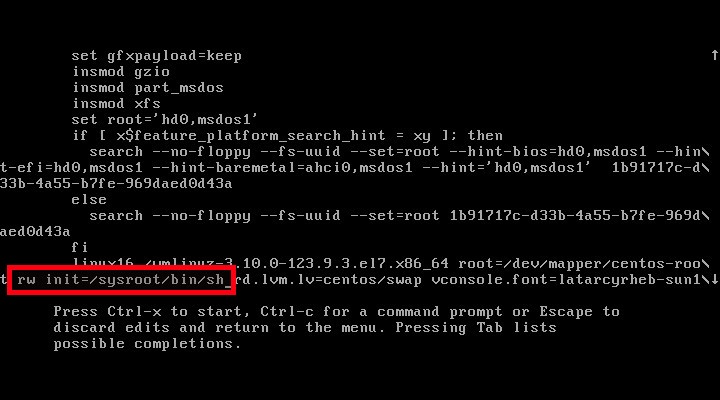 Linux下root密码忘记了怎么重置