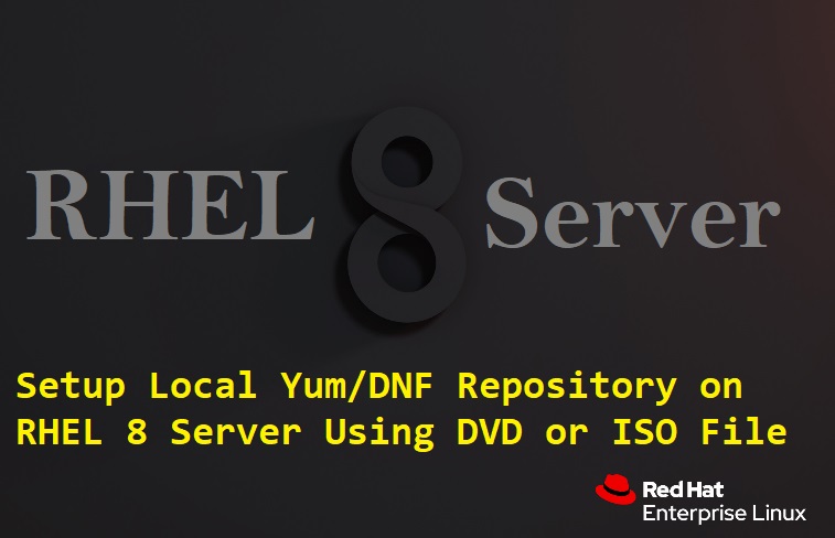 在RHEL 8服务器上通过DVD或ISO文件设置本地Yum源/DNF存储库